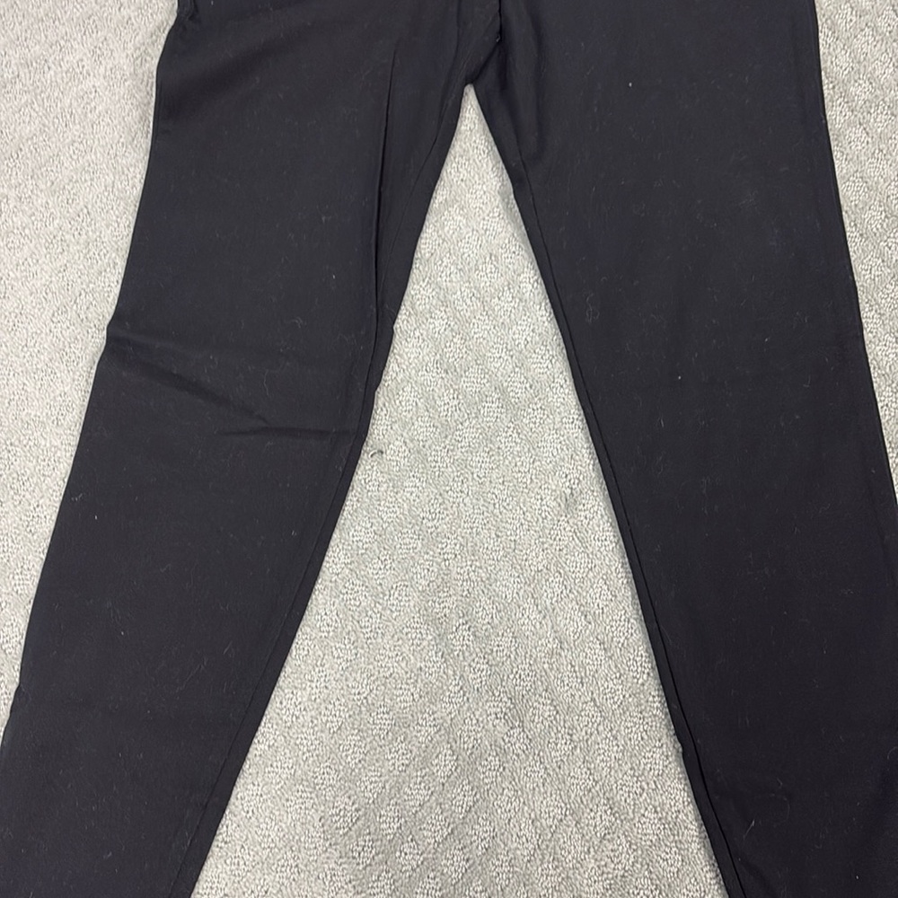 Old navy black twill slim leg pants